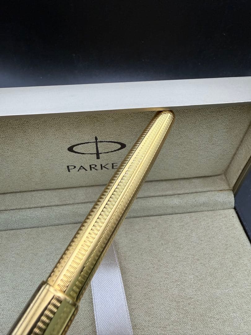 PARKER 万年筆 ソネット ゴールド カスケード 18K M 未使用品