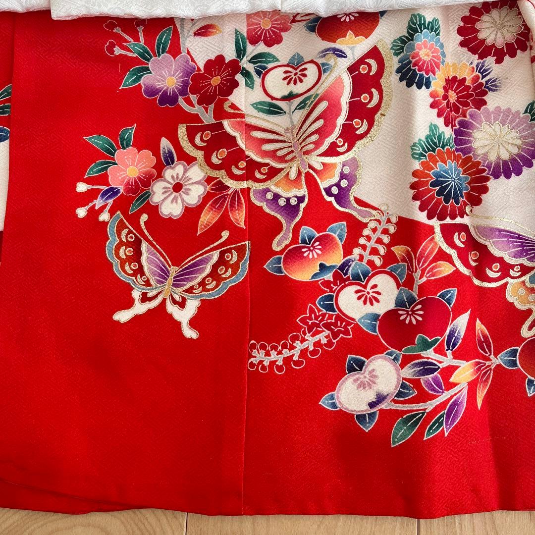 着物　被布　セット　正絹　七五三　三歳　女の子