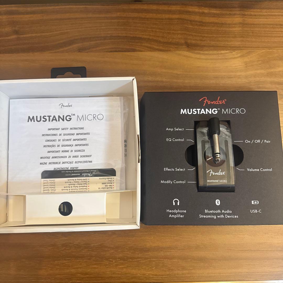 Fender Mustang Micro ギター ヘッドフォン アンプ