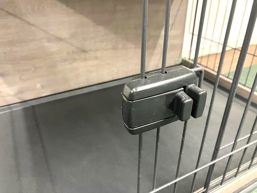 【良品】スライド式ロック付きケージPIWS-960 アッシュグレー【手渡し希望】