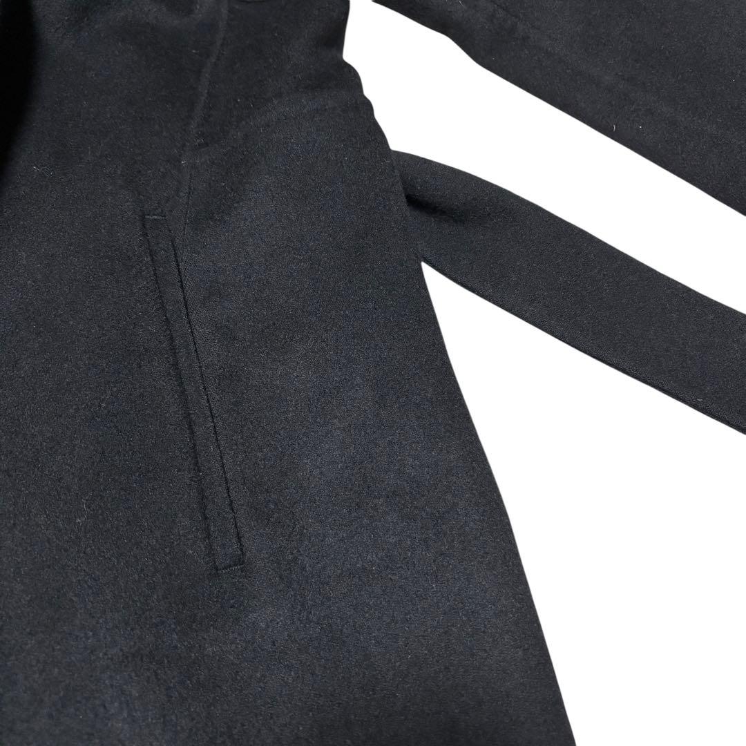 美品 UNIQLO +J ユニクロ ウールカシミヤ チェスターコート ブラック