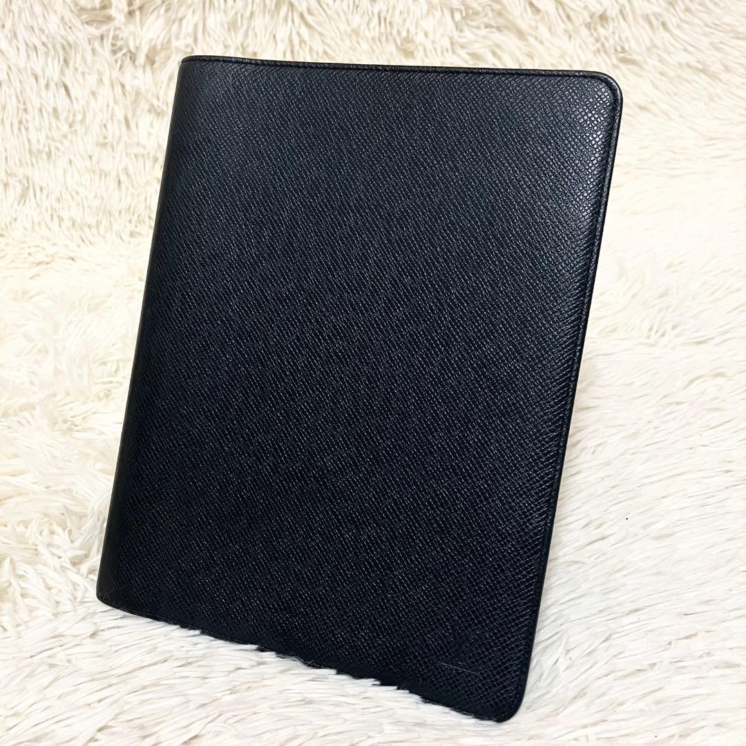 【良品】 ルイヴィトン タイガ アジェンダ・ビューロー イニシャル入り