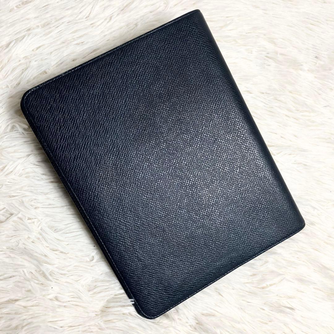 【良品】 ルイヴィトン タイガ アジェンダ・ビューロー イニシャル入り