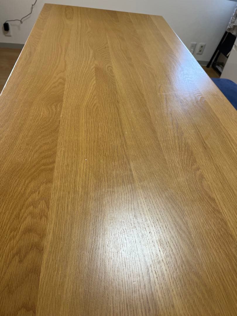 【160cm】無印良品　木製折りたたみテーブル