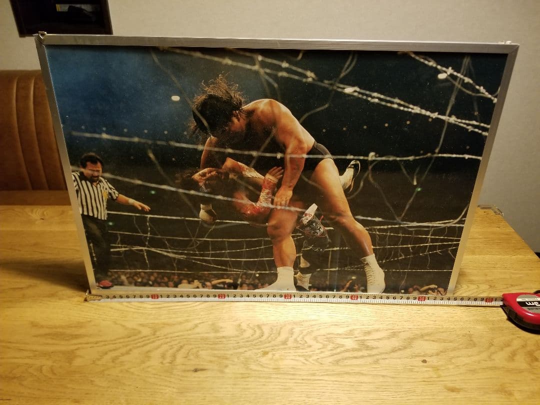 長州力 vs 大仁田厚 - ノーロープ有刺鉄線電流爆破デスマッチ 試合写真