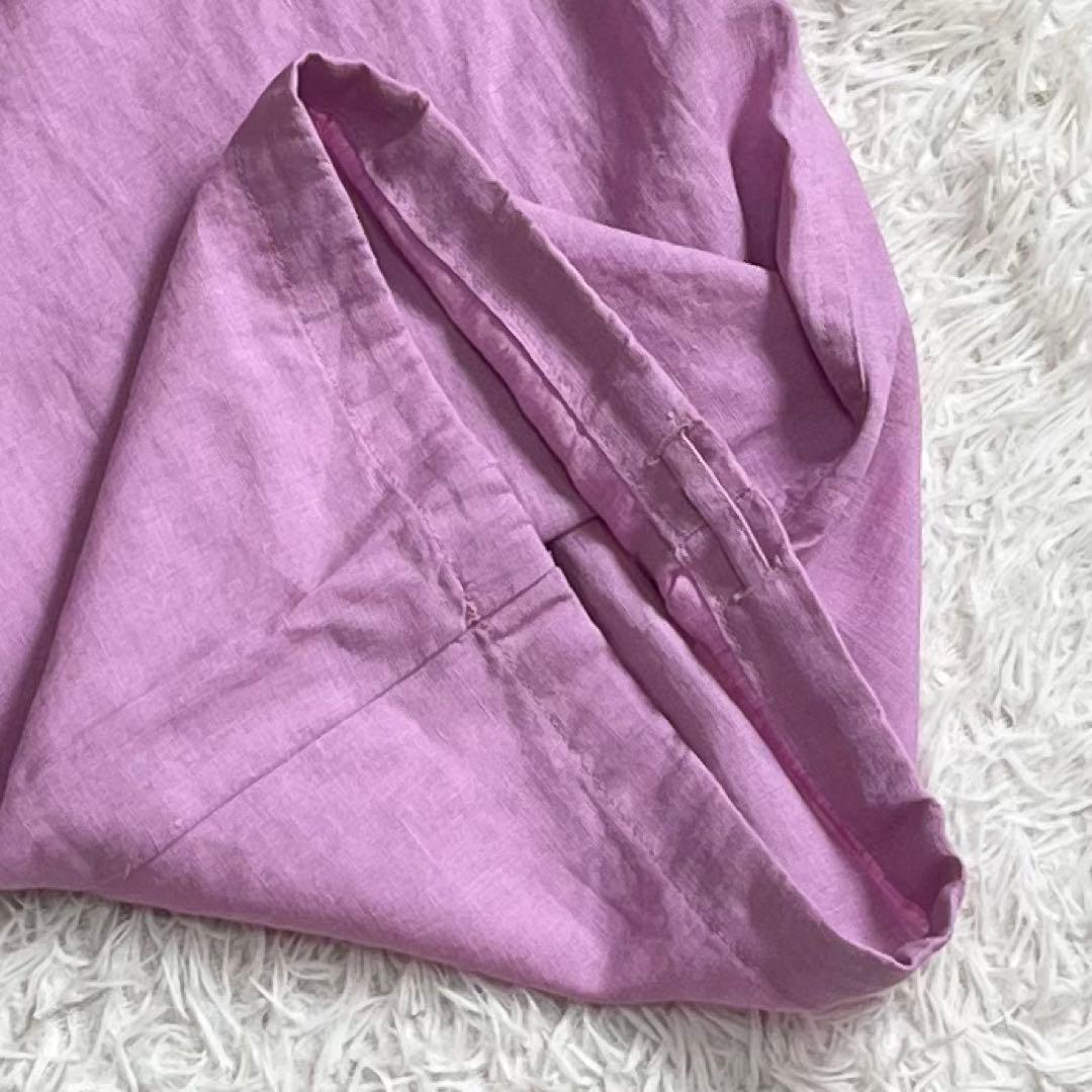 【未使用】ティッカ リネン カーゴパンツ ミリタリーパンツ ピンク 洗える