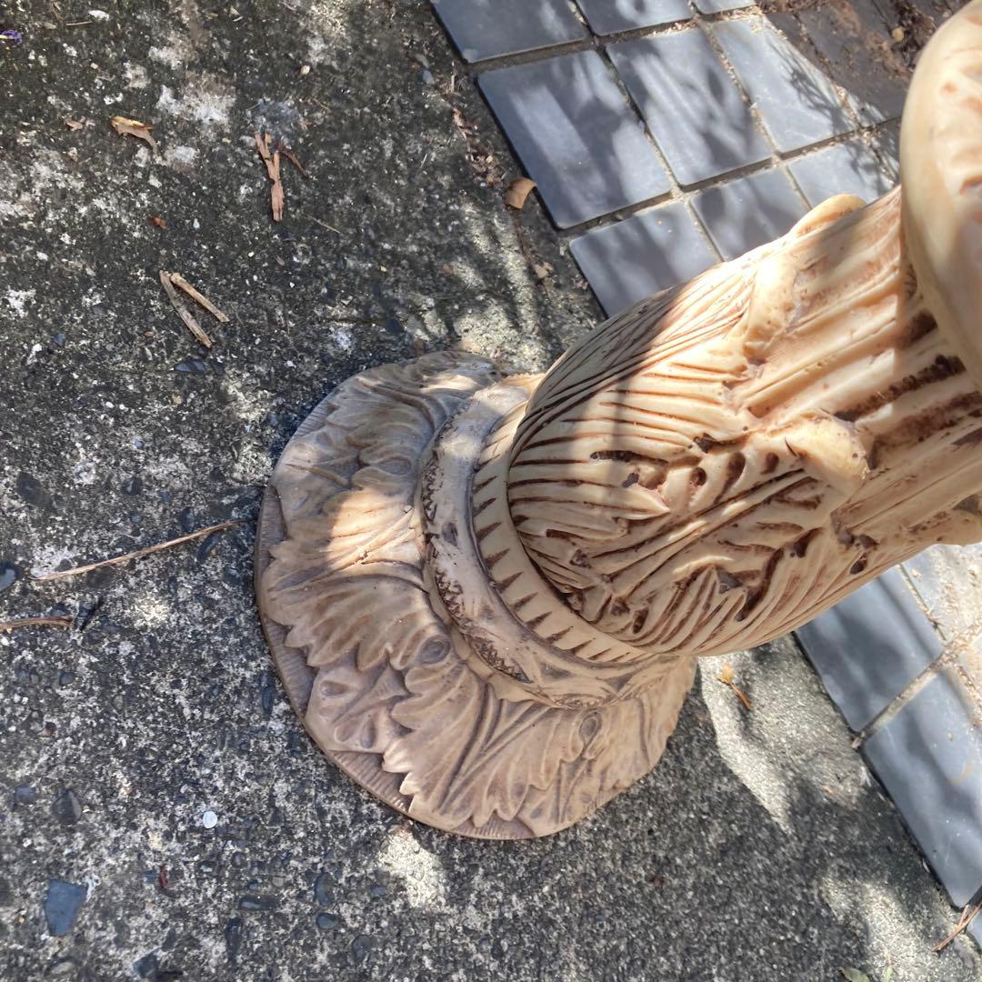 アジアン風？西洋様式 ？　コラムスタンド 花台 飾り台 オブジェ 神殿柱