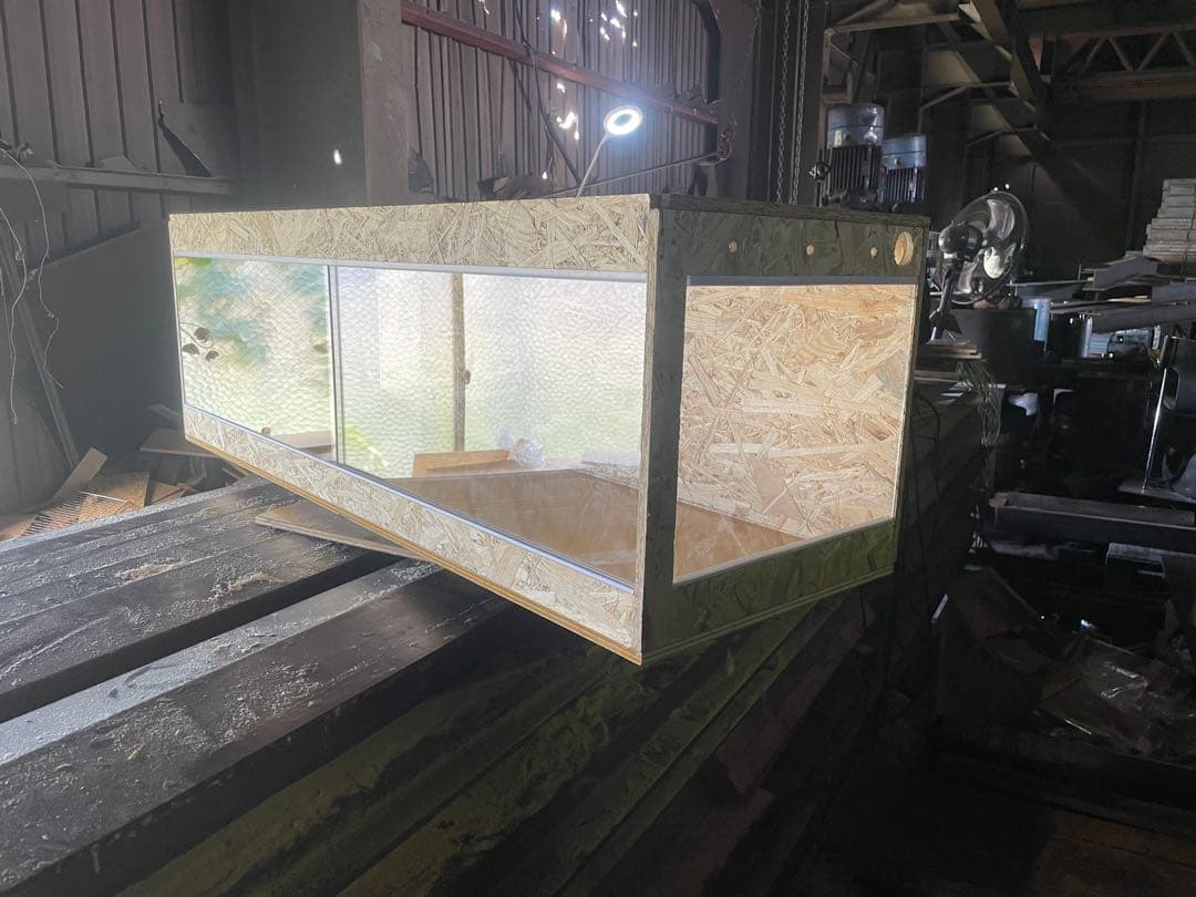 爬虫類ケージ　120×40×40 サイドアクリル仕様　ペット　飼育ケージ　爬虫類