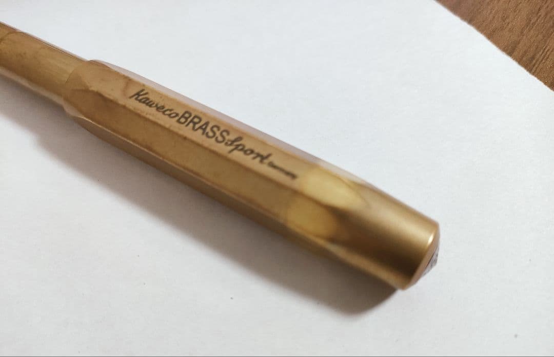 Kaweco カヴェコ BRASS Sport M 中字 ブロンズ Nクリップ付