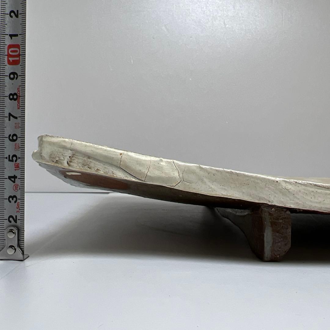 加山哲也作　桜花文組皿　共箱　幅約46㎝　東Y7-1107②