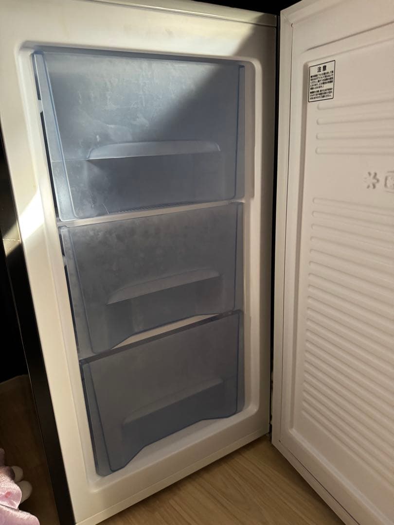 【翔】IRIS OHYAMA ブラック 冷凍庫 60L