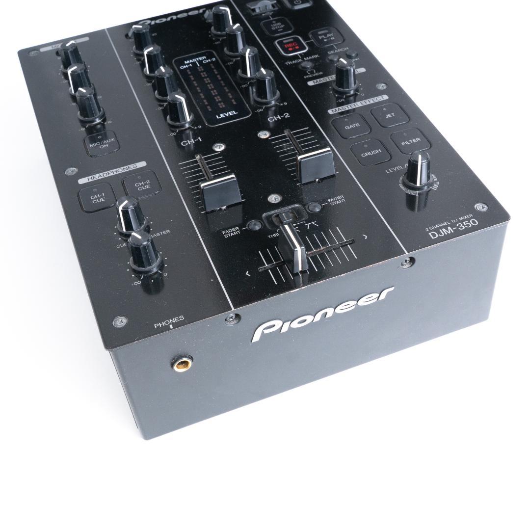 動作確認済み Pioneer DJM350 録音機能搭載 2ch DJミキサー