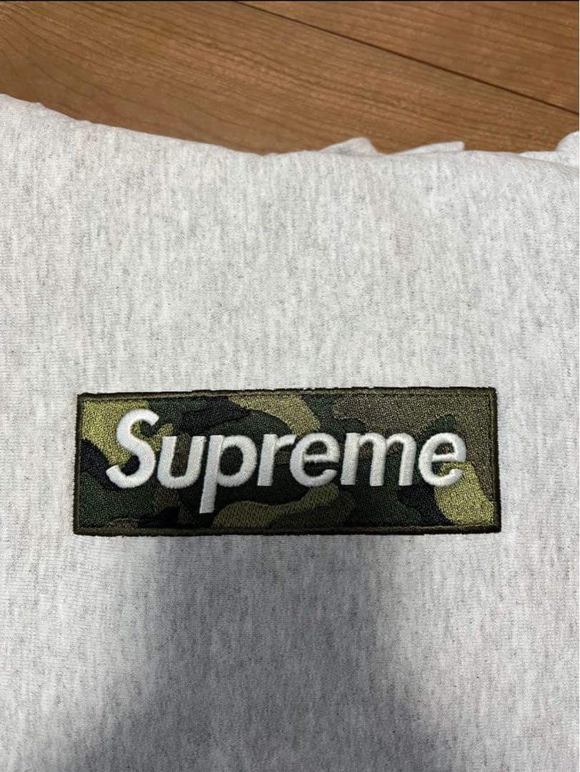 トップス Supreme Box Logo Grey23FW