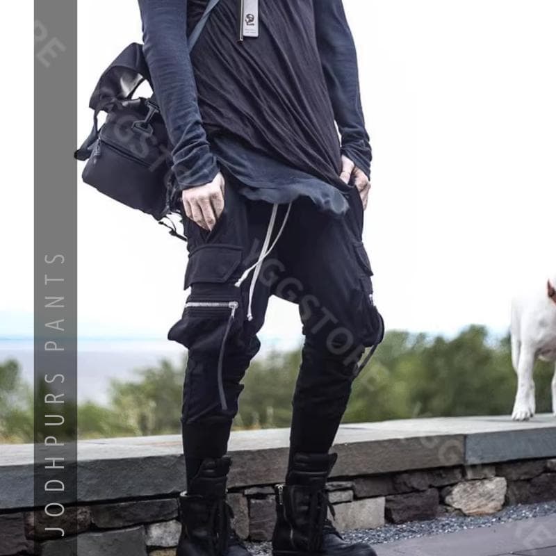 カーゴ ジョッパーズパンツ ジョガーパンツ ジョグ 黒 ブラック フリー