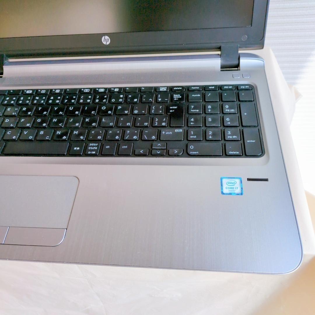 ハイスぺ HP ノートパソコン Windows11 i7 新品SSD カメラ