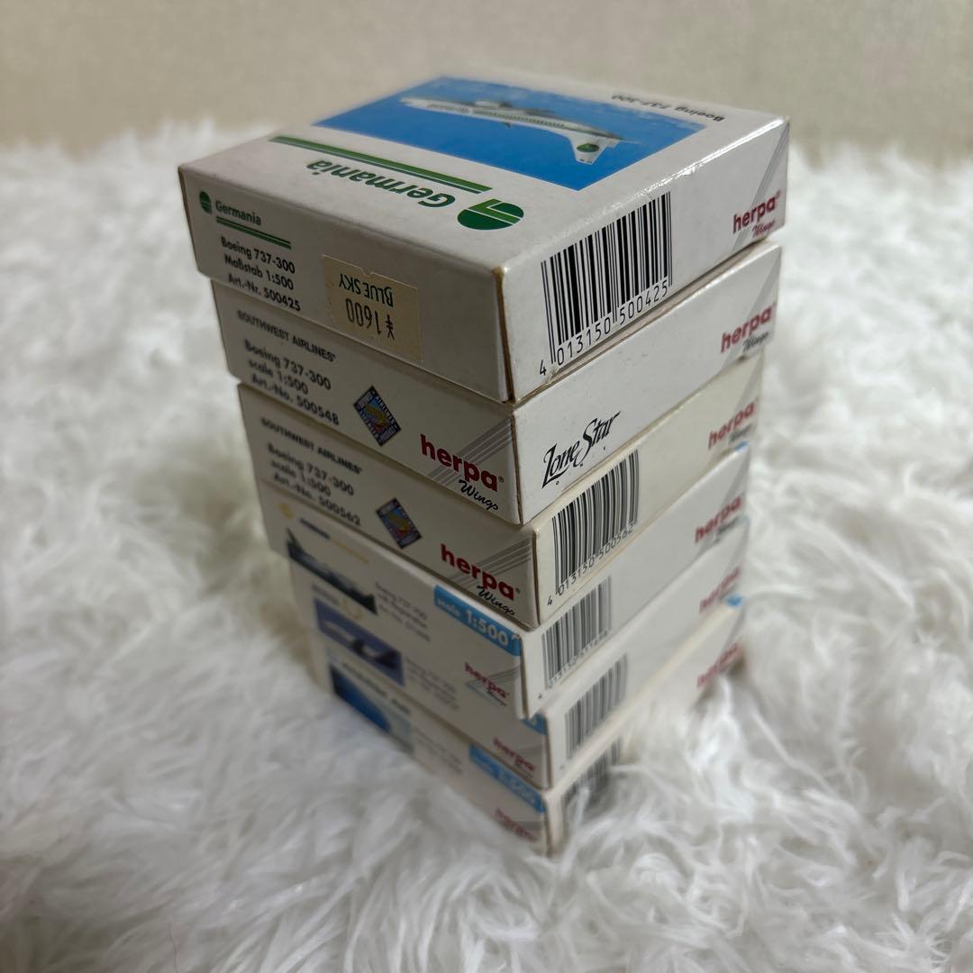 【中古】herpa Boeing 6個