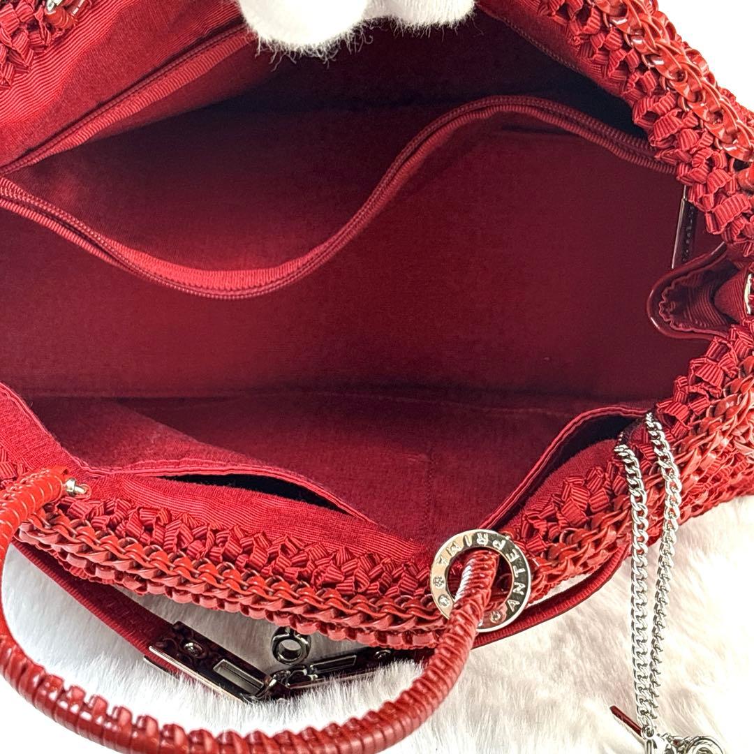 【希少】【美品】ANTEPRIMAアンテプリマケイトラージハンドバッグロック金具