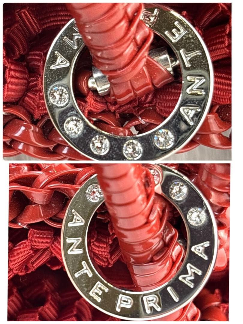 【希少】【美品】ANTEPRIMAアンテプリマケイトラージハンドバッグロック金具