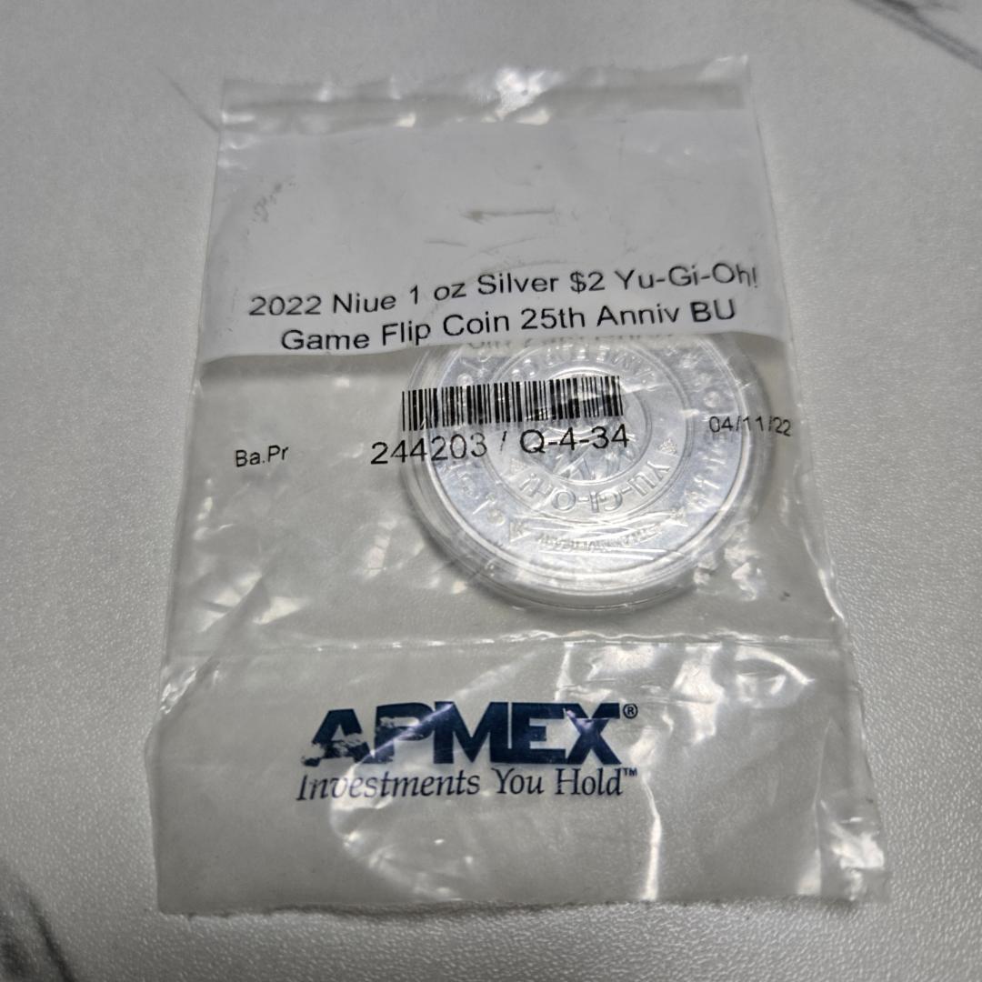 1オンス シルバー 999純銀 遊☆戯☆王 25周年記念 遊戯王