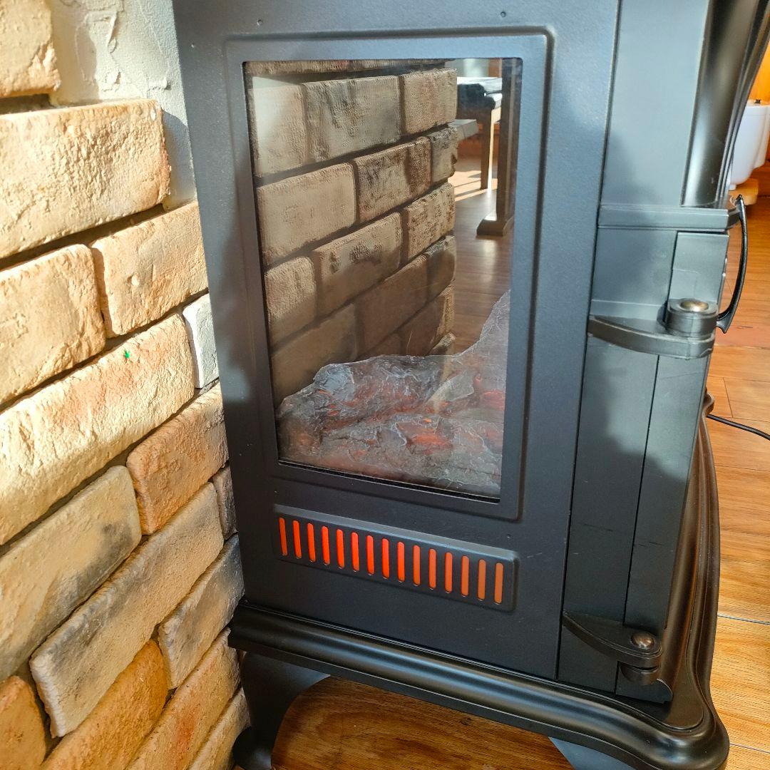 ニトリ ワイド暖炉型ファンヒーター BLT-999B-3-BK 2019年製