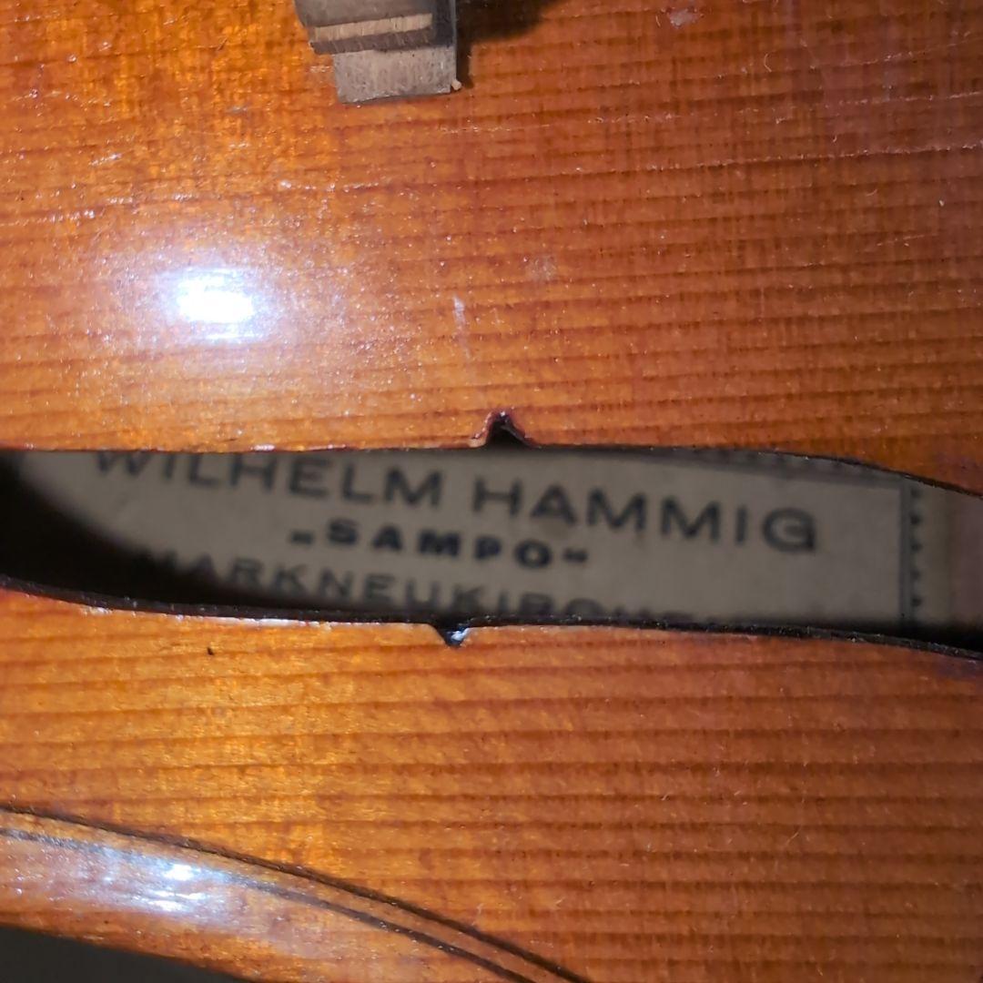 バイオリン ドイツ製 WILHELM HAMMIG SAMPO 4/4 弓付