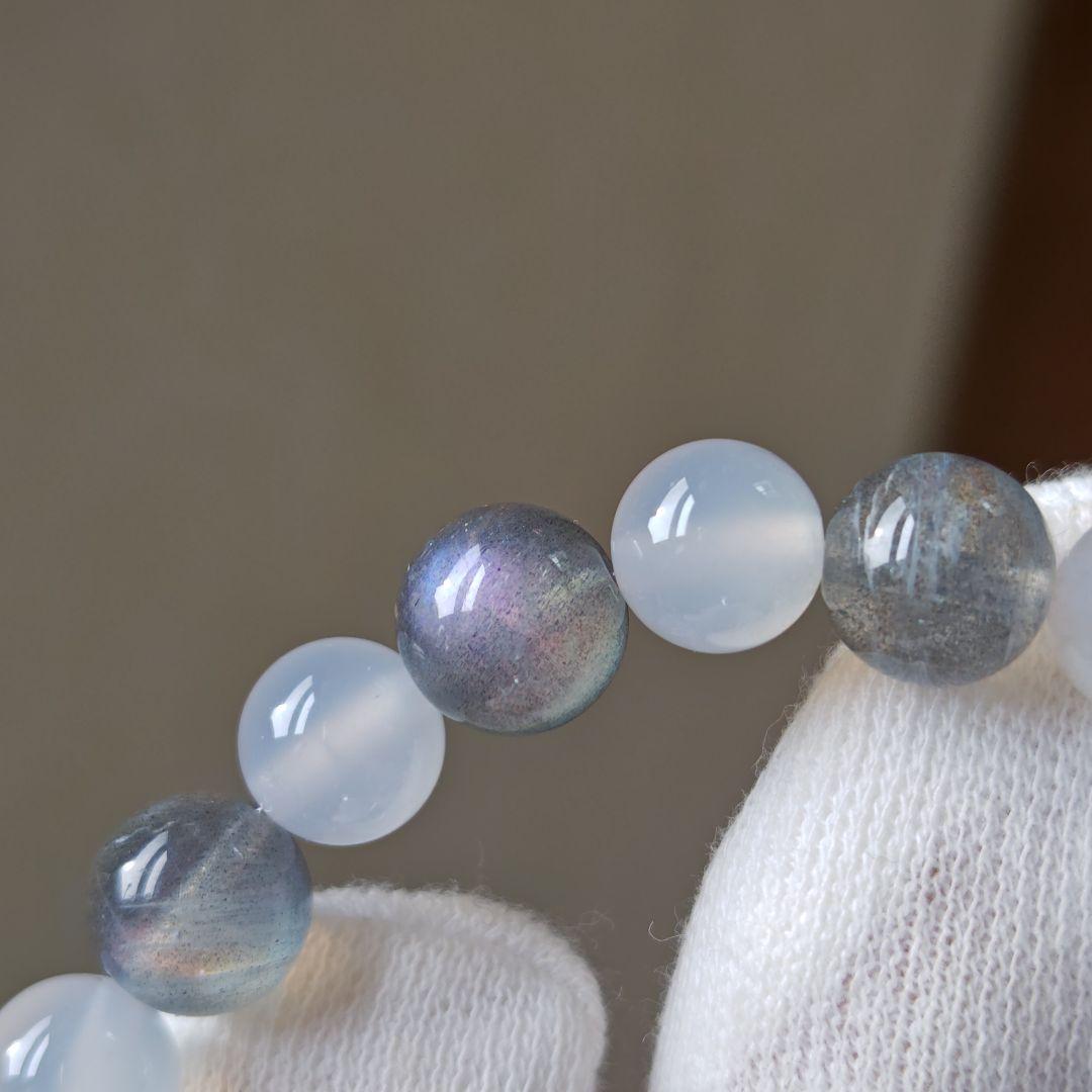 専用です♡レアバイカラー水蓮花天珠、黒蝶貝、白蝶貝、グアテマラ産翡翠、スキャポラ