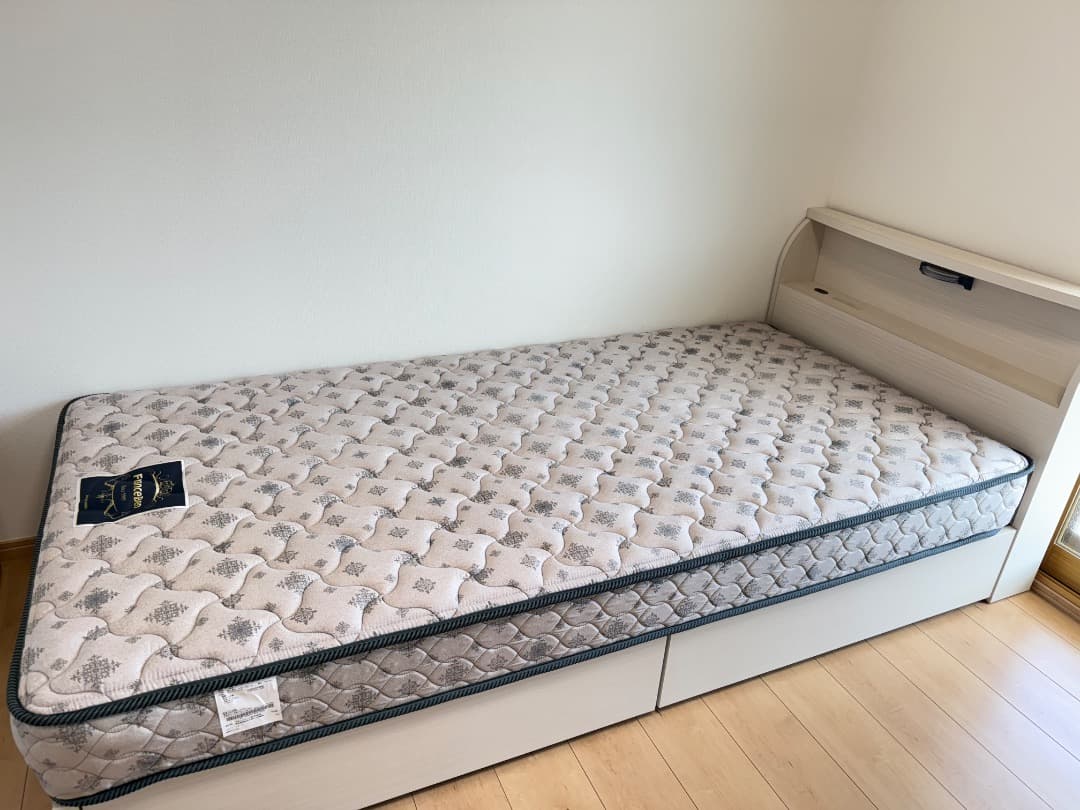 フランスベッド　シングルサイズ　フレーム+マットレス