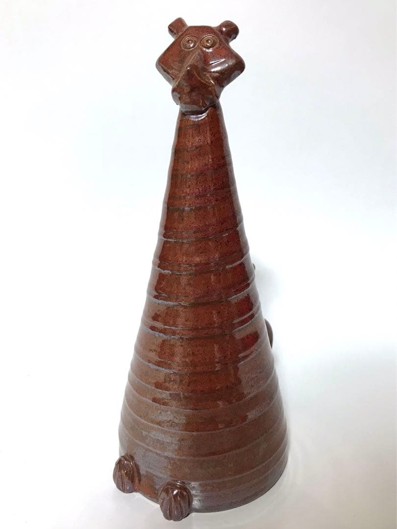 【送料込・豊山作】信楽焼　虎　トラ　置物　タイガー　アート　オブジェ