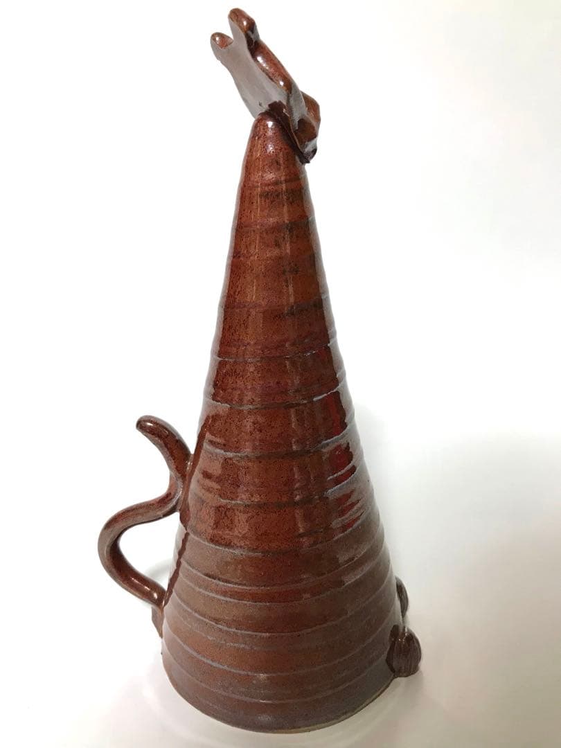 【送料込・豊山作】信楽焼　虎　トラ　置物　タイガー　アート　オブジェ