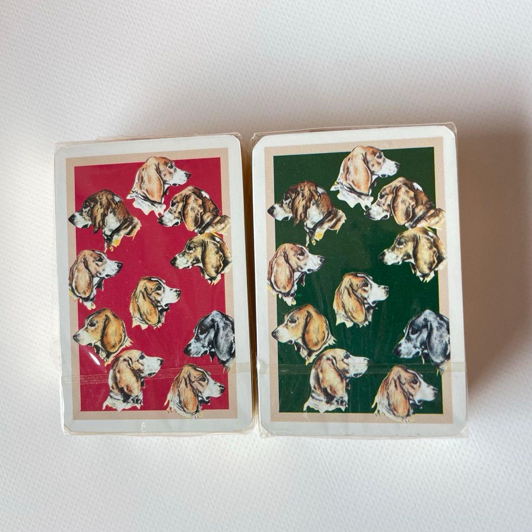 【未使用】エルメス　トランプ　犬