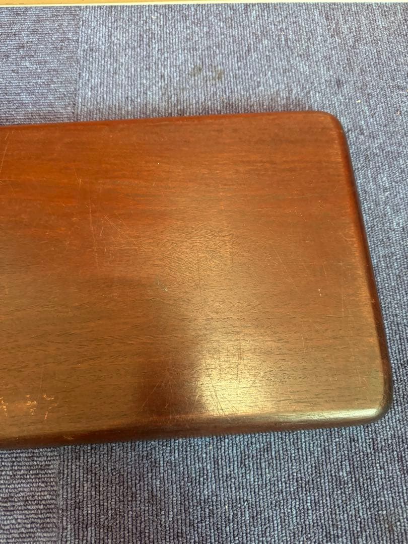 1962  唐木 煎茶盆 煎茶道具 古美術 古道具 アンティーク 木地盆　時代物