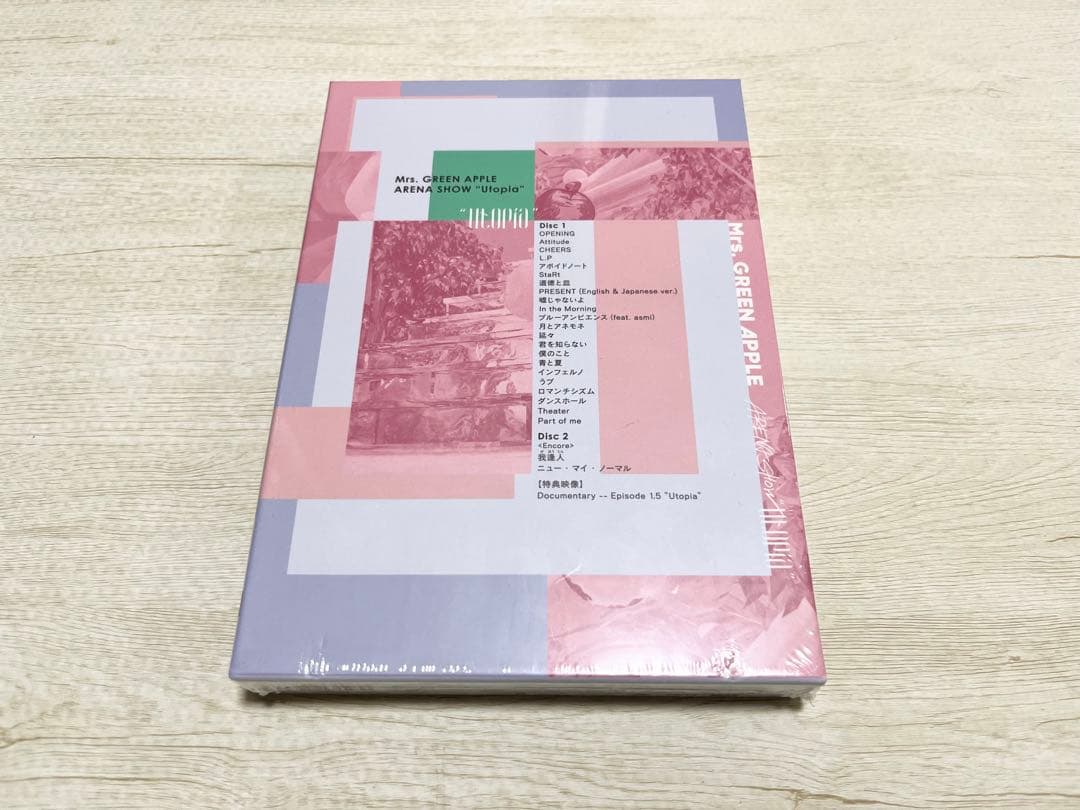 《新品》 Mrs. GREEN APPLE Utopia 初回限定盤DVD
