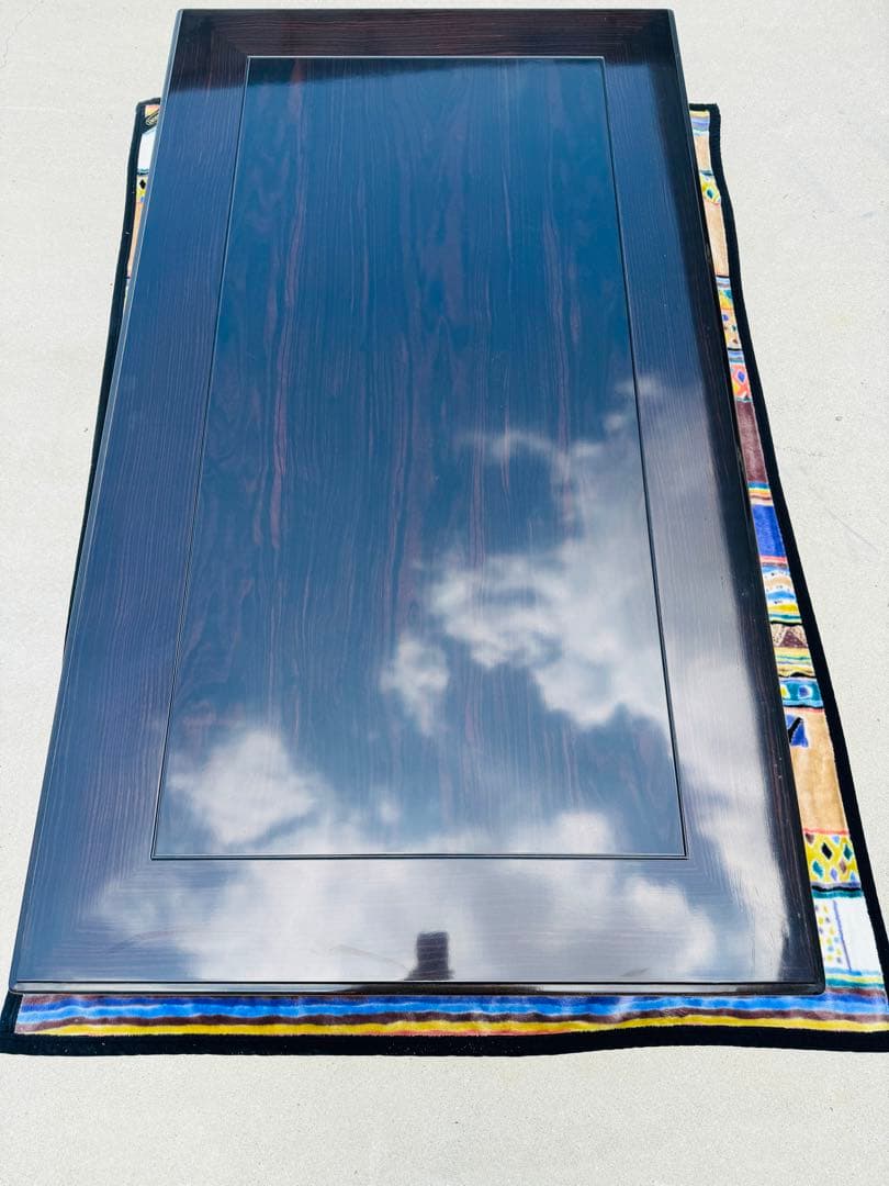 福岡発　大型 家具 民藝 座卓 インテリア アンティーク 和家具 家庭用 黒檀