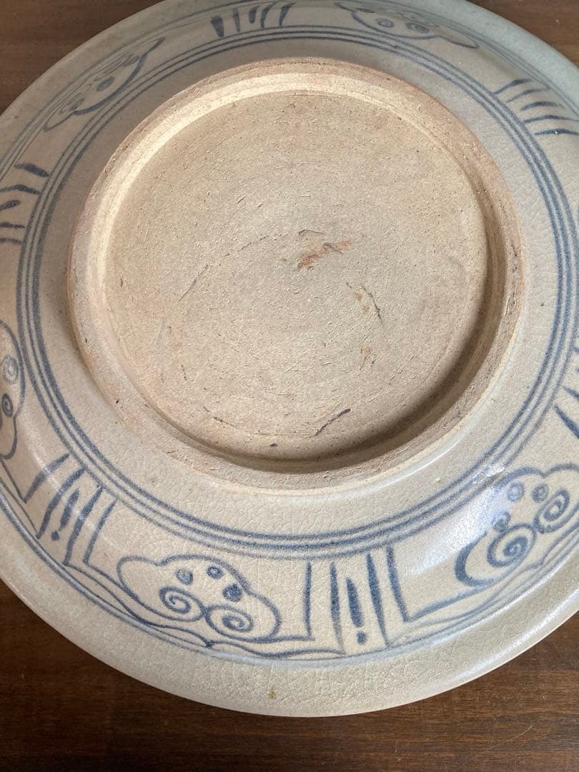 タイ・宋胡録(スンコロク)鉄絵大皿