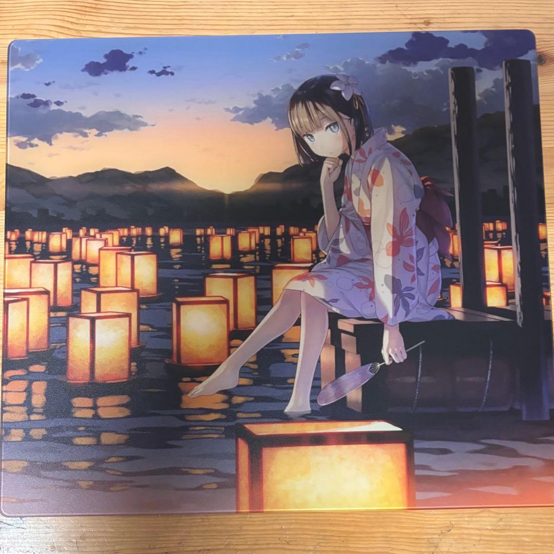 ガラスマウスパッド 特注 カントク先生