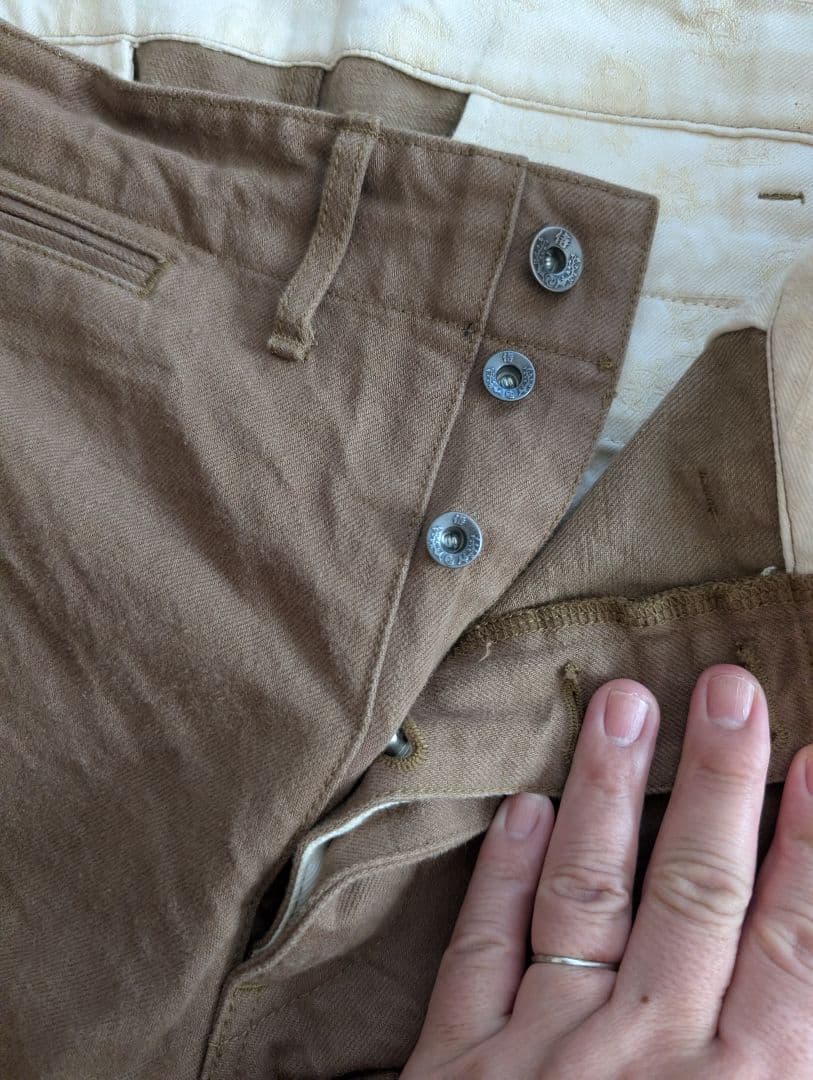 SAMURAI チノパン S142CP サイズ35 ベージュ