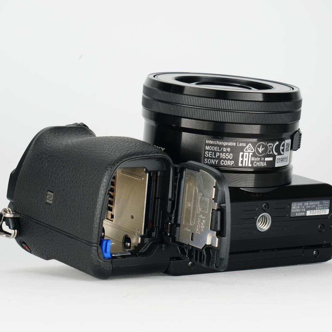 自撮りVlogに最適。4K対応 SONY α6100完動 美品 フルセット