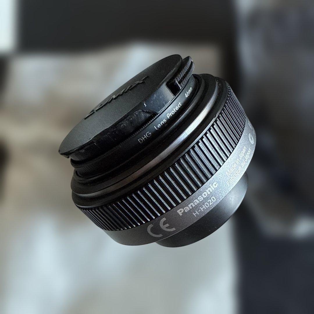 Panasonic H-H020 20mm F1.7 ASPH. レンズ