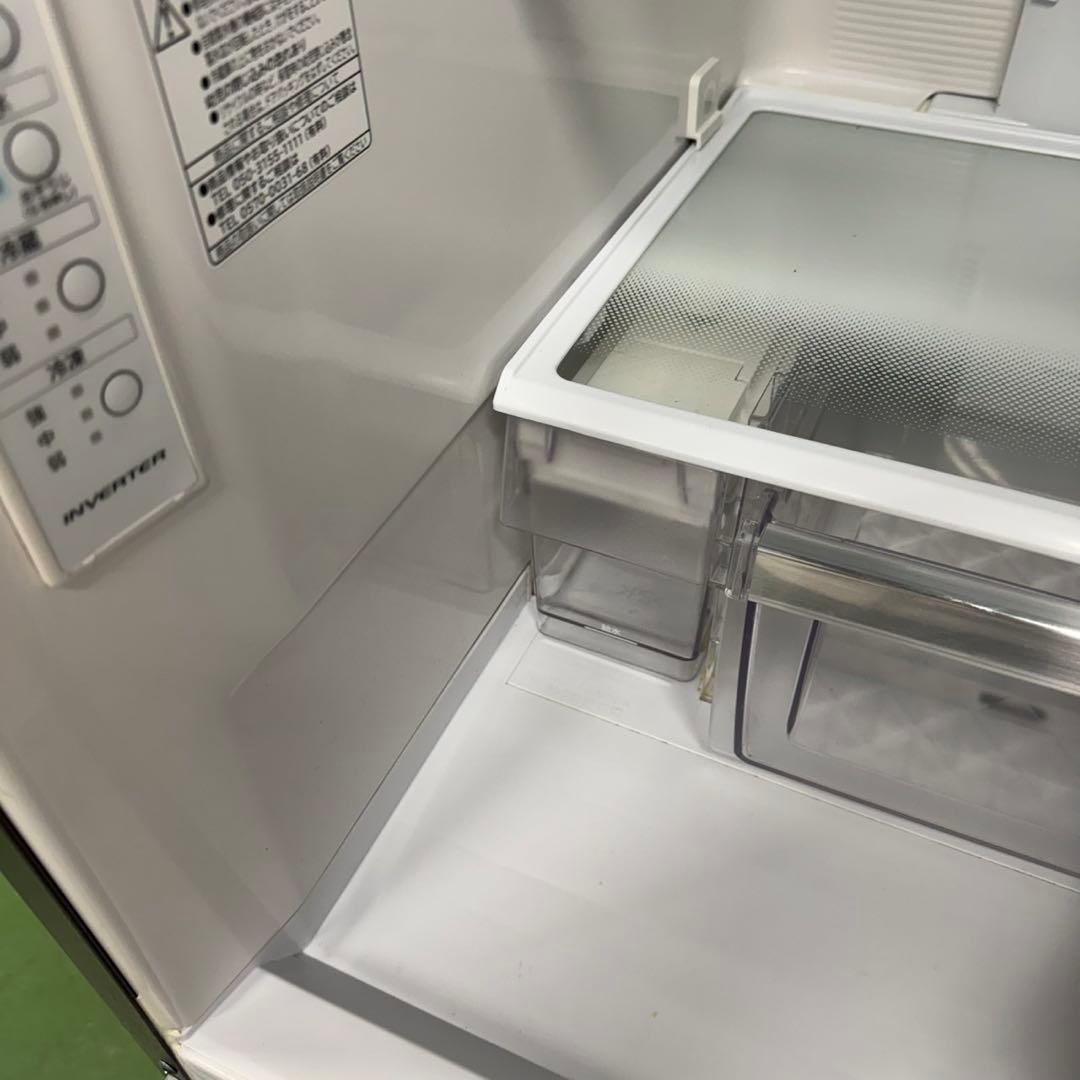 163 日立　大型冷蔵庫　300L強　小型　家庭用　右開き　3ドア　自動製氷