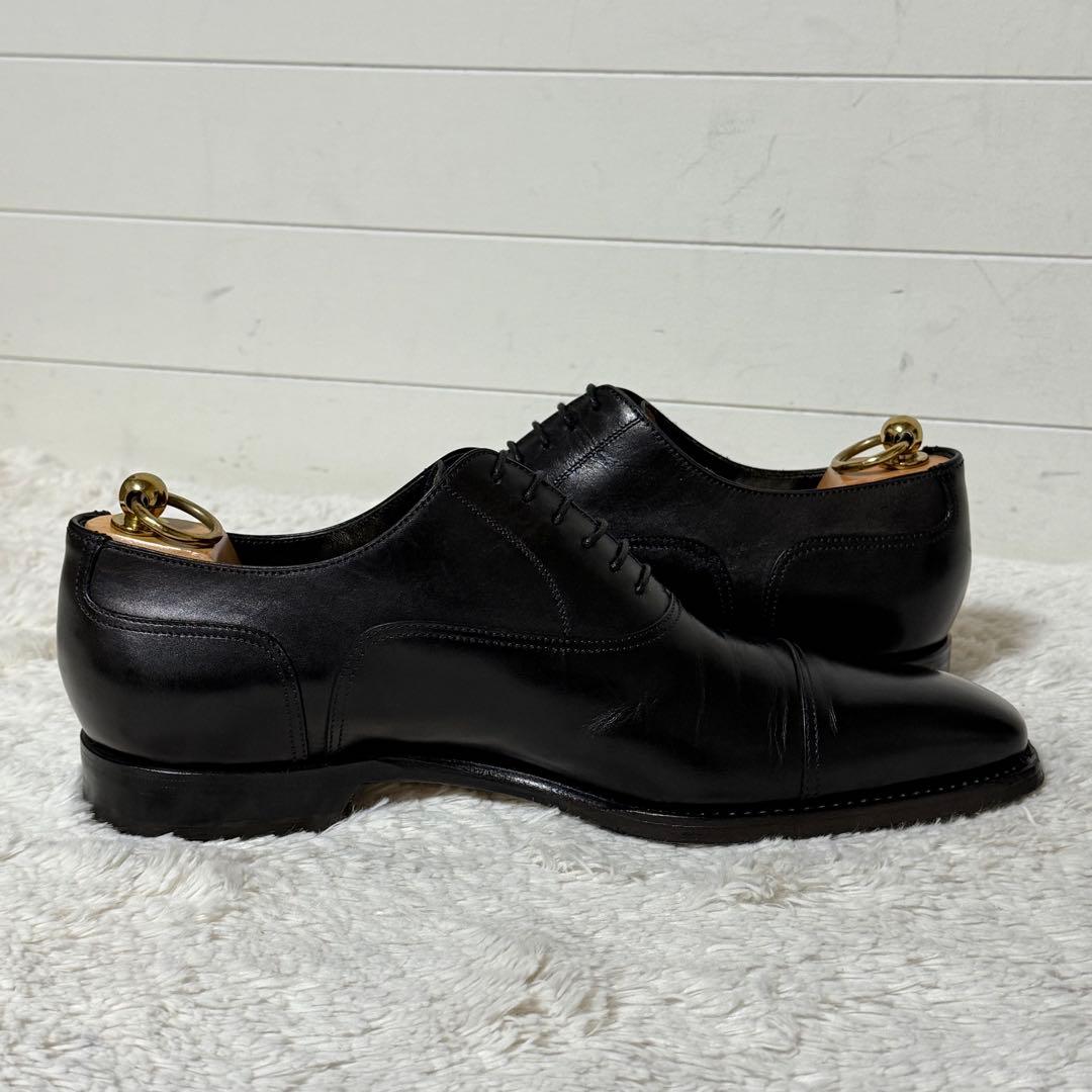 ⭐️極美品⭐️　santoni　ビジネスシューズ　ストレートチップ　ブラック