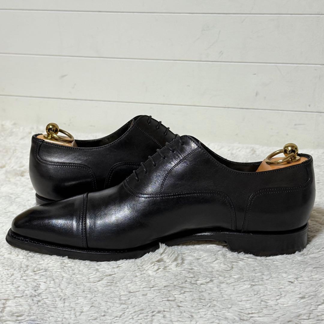 ⭐️極美品⭐️　santoni　ビジネスシューズ　ストレートチップ　ブラック