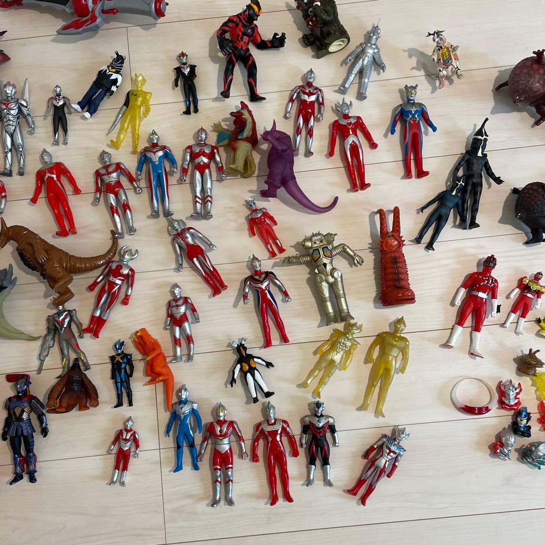 ウルトラマン　ソフビ　日本製　指人形　その他