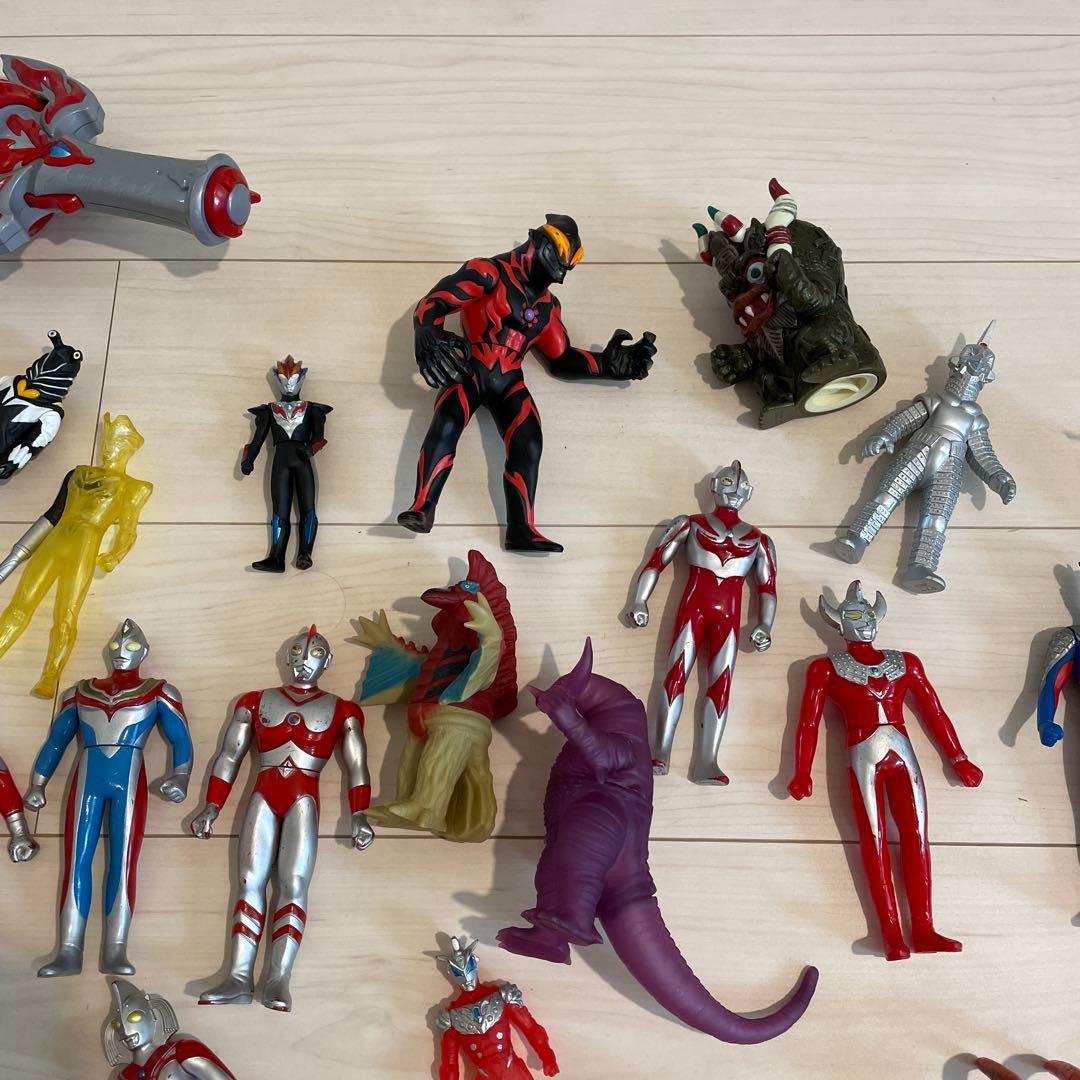 ウルトラマン　ソフビ　日本製　指人形　その他