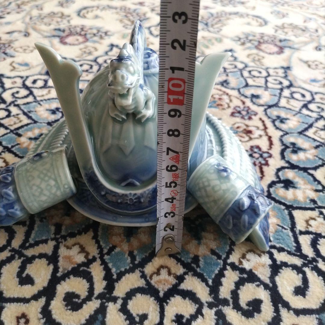 深川製磁 兜 置物 端午の節句 オールド深川 ヴィンテージ