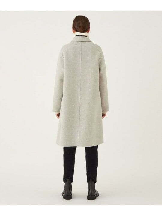 新品ウールカシミヤダブルフェイス オーバーコート