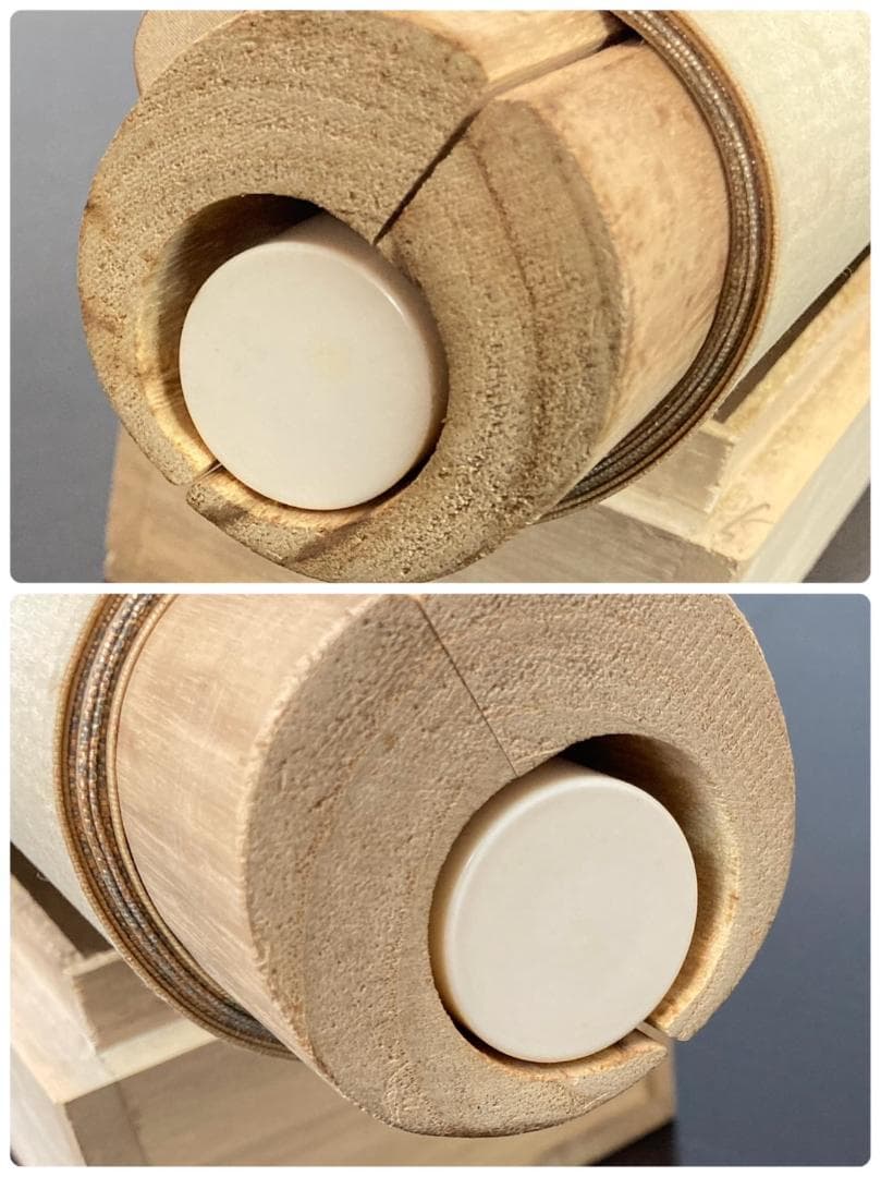 吉井英二「にしき鯉」掛軸 絹本 太巻き 共箱 二重箱