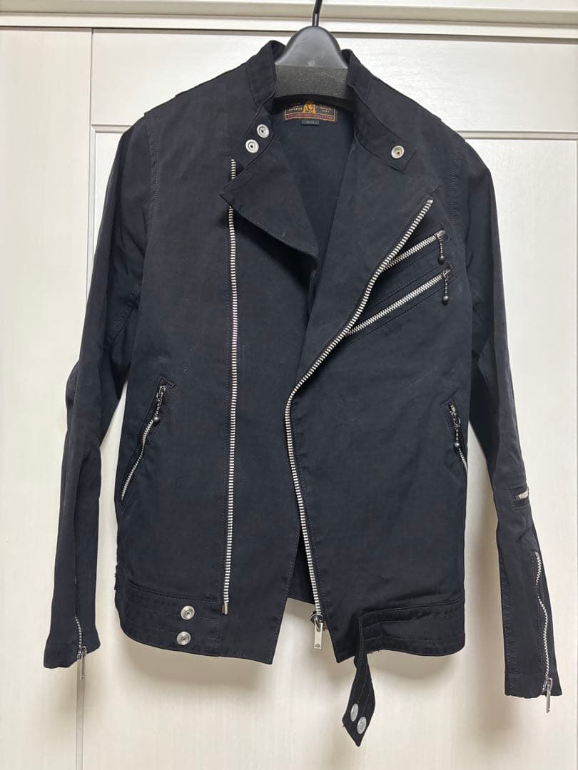 【mi（値下げ交渉OK）　ヒステリックグラマー ライダースジャケットS