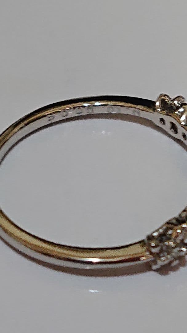 ば*✨様 希少石　pt999パライバトルマリン0.1ctダイヤリング