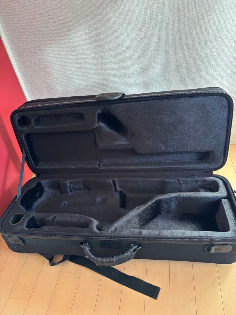 テナーサックス　セミハードケース 黒