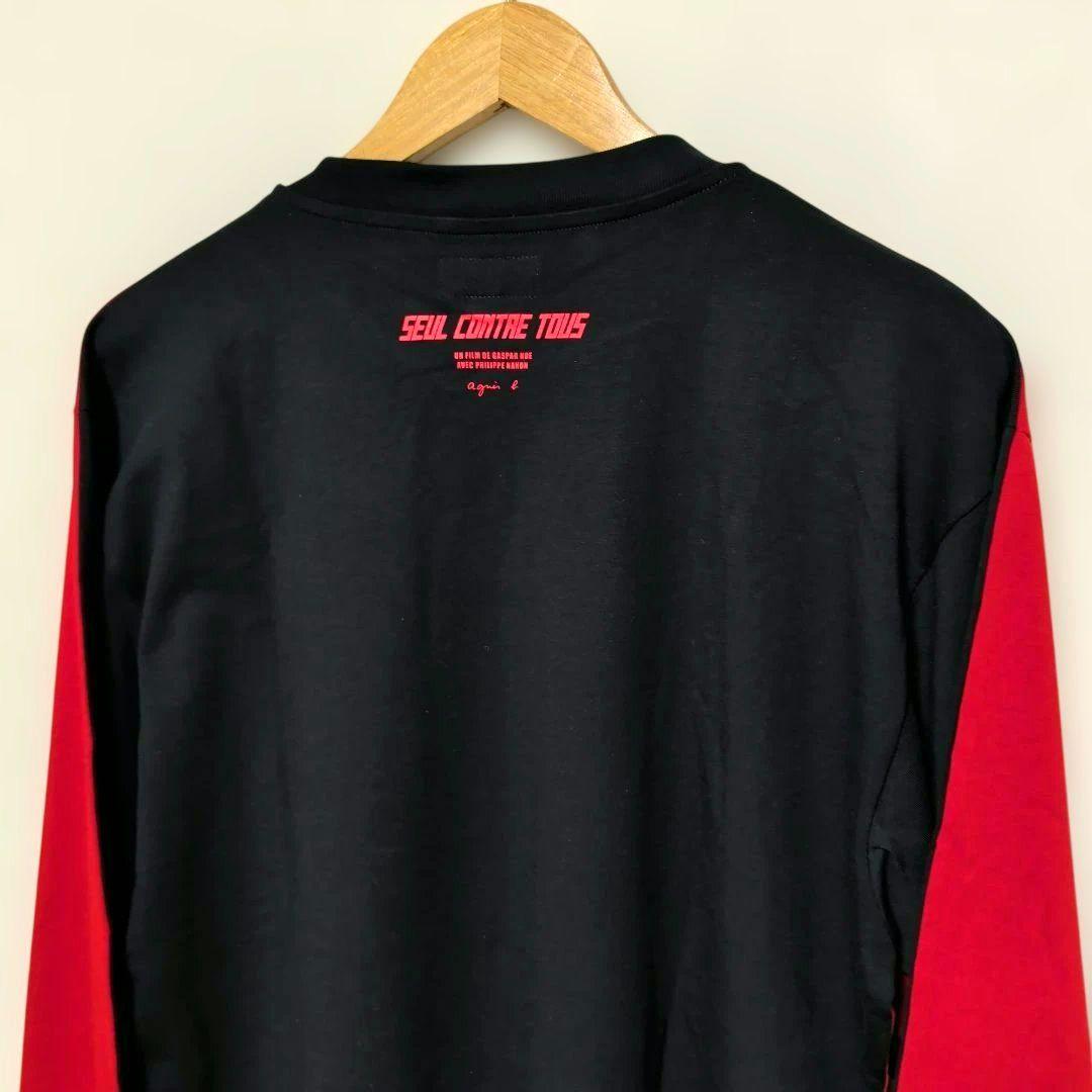 新品未使用 アニエスベー ロンT 長袖Tシヤツ カットソー クルーネック レッド